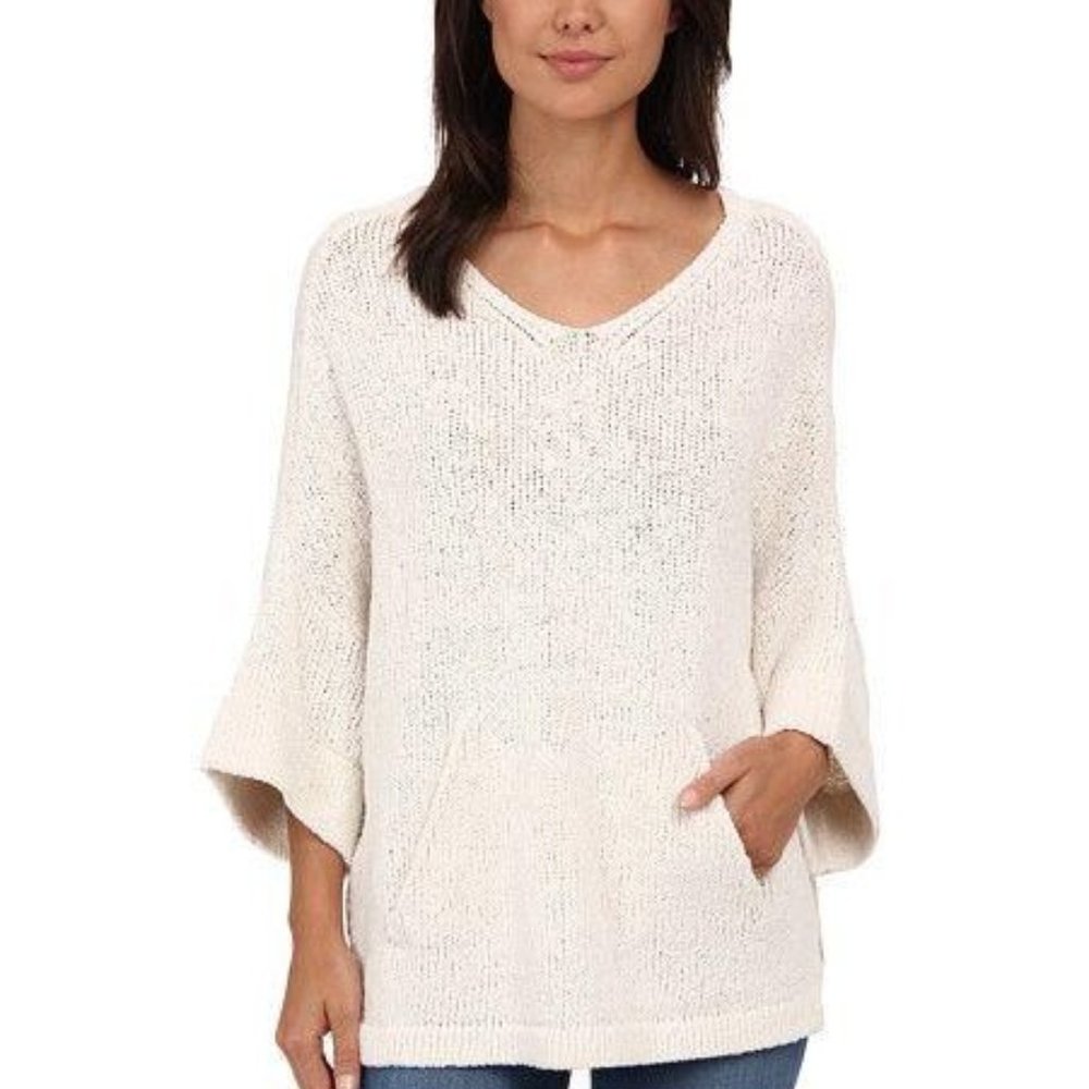 Free People You Found Me Knit Slouchy Sweater Sz S